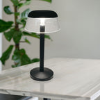 3W Lampka nocna LED zasilana bateryjnie/ Ściemnianie przez dotyk / Bateria 1800mAh / Barwa:3w1 / Obudowa: Czarna