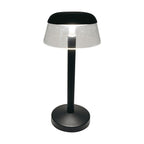 3W Lampka nocna LED zasilana bateryjnie/ Ściemnianie przez dotyk / Bateria 1800mAh / Barwa:3w1 / Obudowa: Czarna