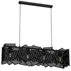 żyrandol Camo black 4xE27