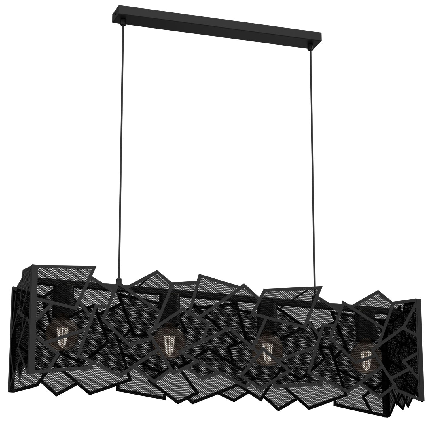 żyrandol Camo black 4xE27