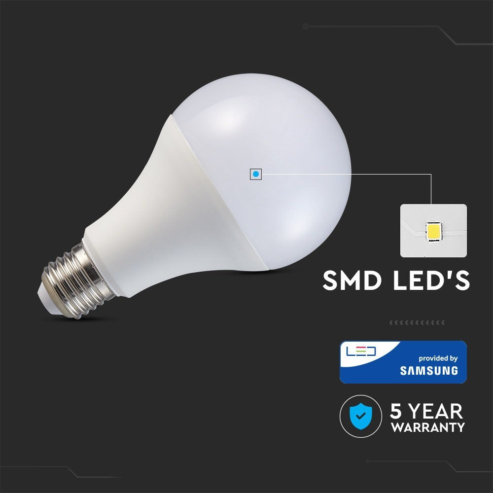 20W A80 Żarówka LED / Chip SAMSUNG / Barwa:4000K / Trzonek:E27
