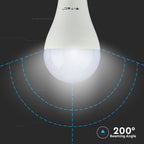 9W A70 Żarówka LED / Chip SAMSUNG / Zasilanie awaryjne(3Godziny) / Barwa:6400K / Trzonek:E27