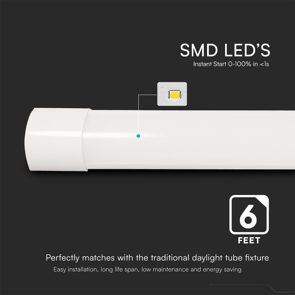 60W Belka oświetleniowa LED 180cm / Barwa:4000K / Skuteczność 120lm/W / 3 Lat gwarancji