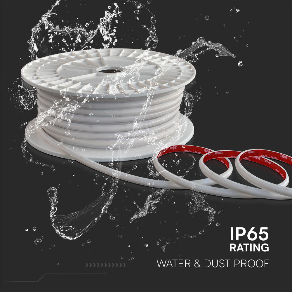 12.5W Taśma LED COB / Barwa:3000K / Zasilanie: 230V / IP65 / Rolka:50m