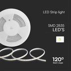 10.5W Taśma LED / Barwa:Niebieski / Zasilanie: 230V / IP65 / Rolka:10m