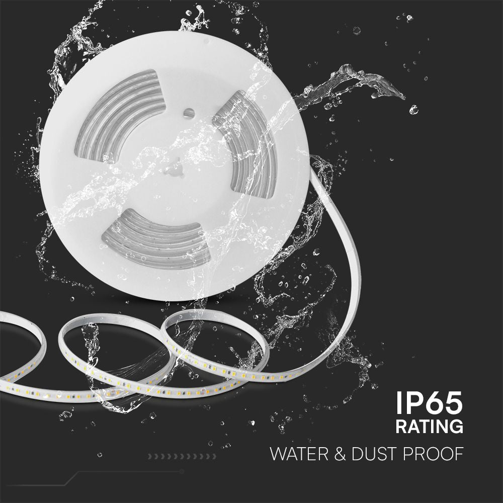10.5W Taśma LED / Barwa:Zielony / Zasilanie: 230V / IP65 / Rolka:10m
