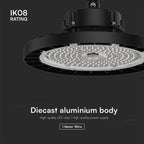 80W/120W/150W Oprawa Highbay LED ( Zasilacz SOSEN ) / Barwa:6500K / Obudowa: Czarna / Skuteczność 210lm/W / Kąt 90' / 5 Lat gwarancji