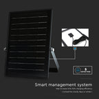 VT-411CCT 10W LED SOLAR FLOODLIGHT WITH PIR SENSOR 4000K+6000K BLACK