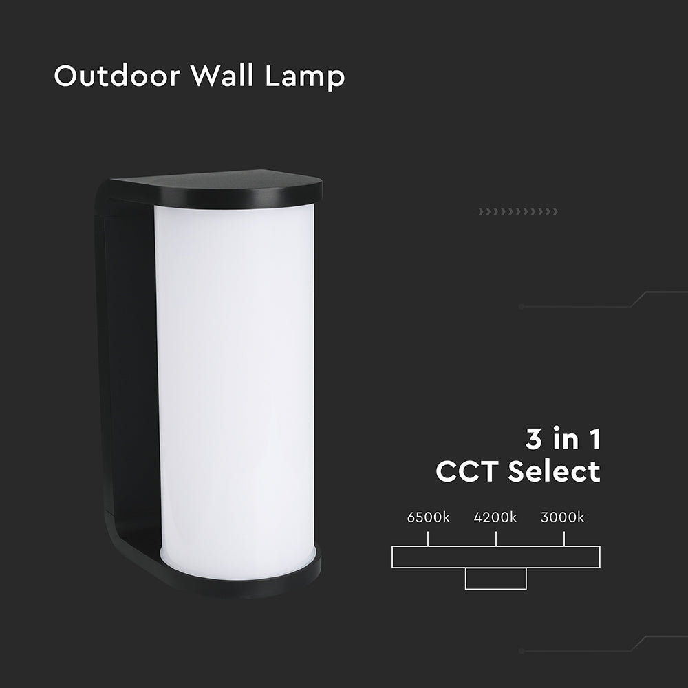 12W Kinkiet Ścienny LED / Barwa:3w1 / Czarny