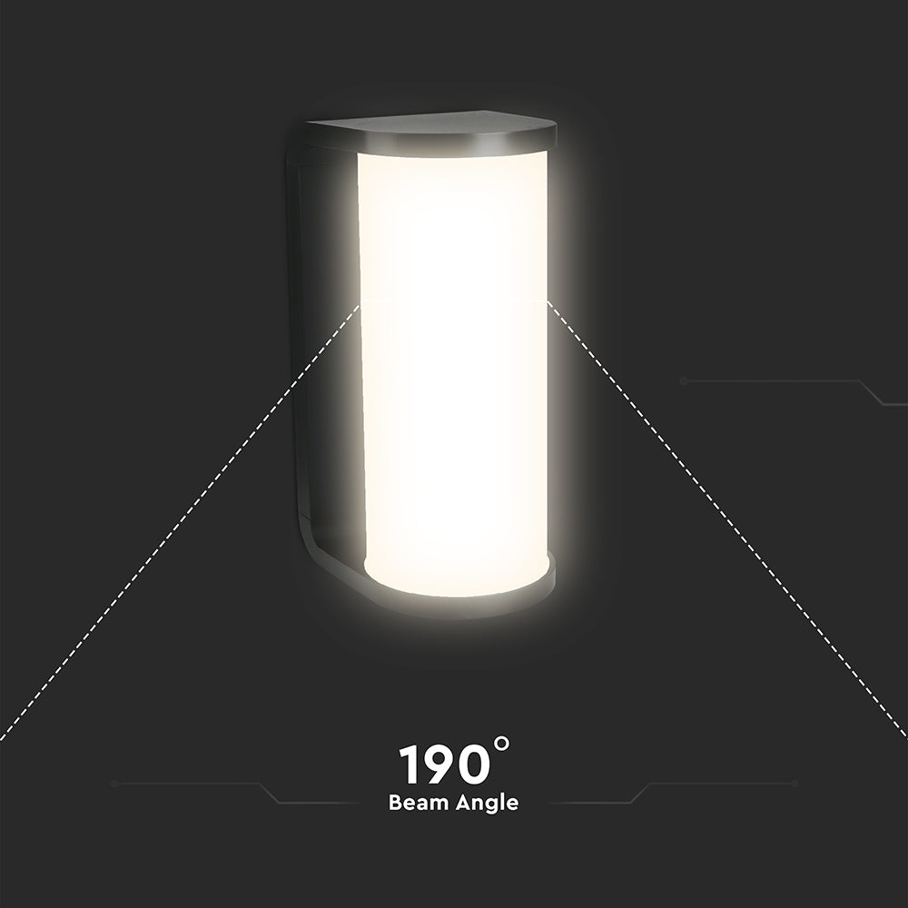 12W Kinkiet Ścienny LED / Barwa:3w1 / Czarny
