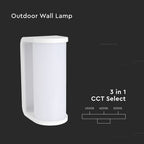 12W Kinkiet Ścienny LED / Barwa:3w1 / Biały
