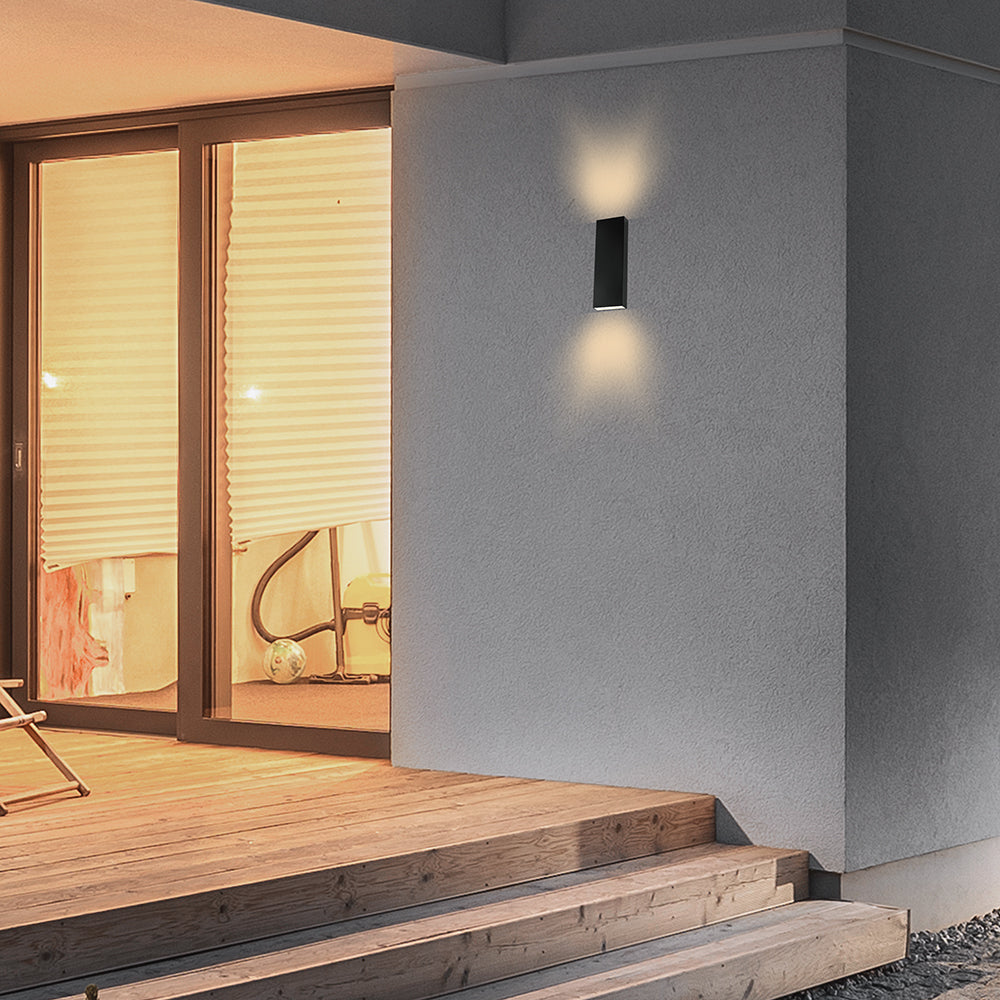 8W Kinkiet Ścienny LED / Barwa:4000K / Czarny