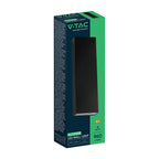 8W Kinkiet Ścienny LED / Barwa:4000K / Czarny