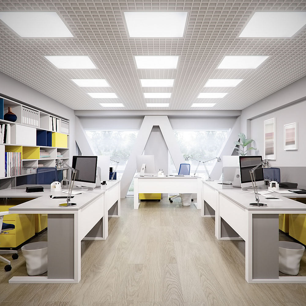 36W Panel LED LUVIO 600x600mm / 2w1 / Barwa:4000K/ Wydajność: 120lm/w / Opakowanie: 10szt. / Kąt 110' / 2 Lat gwarancji / Obudowa: Biała