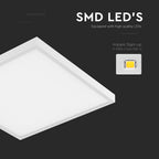 36W Panel LED 600x600mm / 2w1 / Barwa:4000K/ Wydajność: 120lm/w / Kąt 110' / 2 Lat gwarancji / Obudowa: Biała