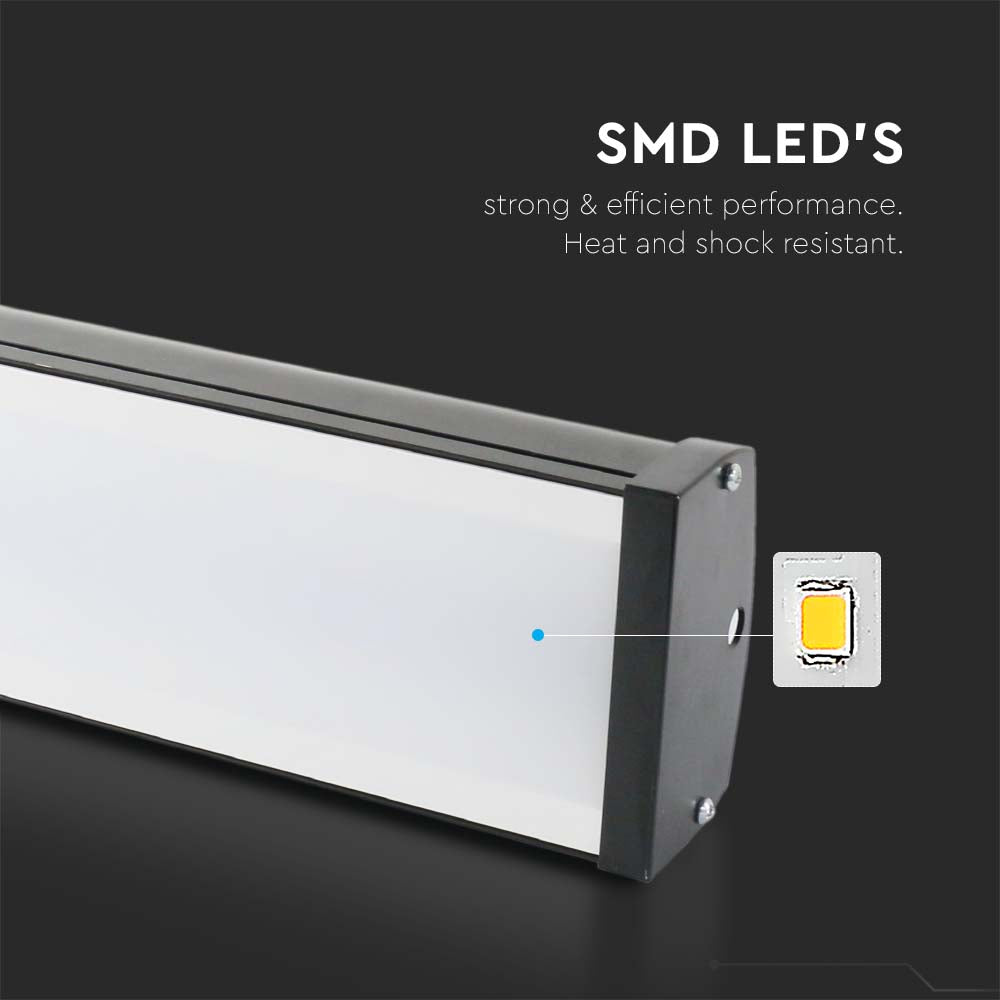 150W Liniowa Oprawa Highbay LED / Barwa: 4000K / Obudowa: Czarna