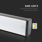 150W Liniowa Oprawa Highbay LED / Barwa: 6500K / Obudowa: Czarna