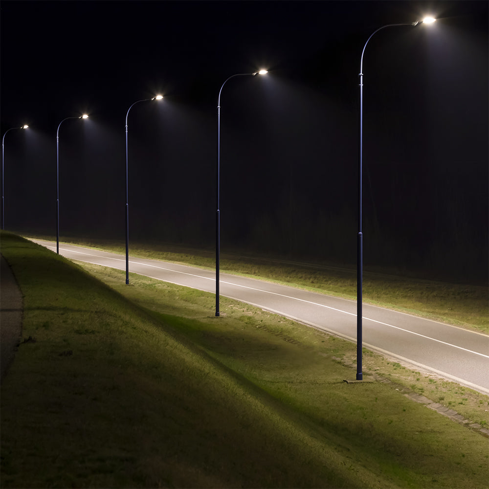 30W Lampa uliczna z regulowanym uchwytem VIRANO / Barwa:4000K / Wydajność: 135lm/w / Obudowa: Szara