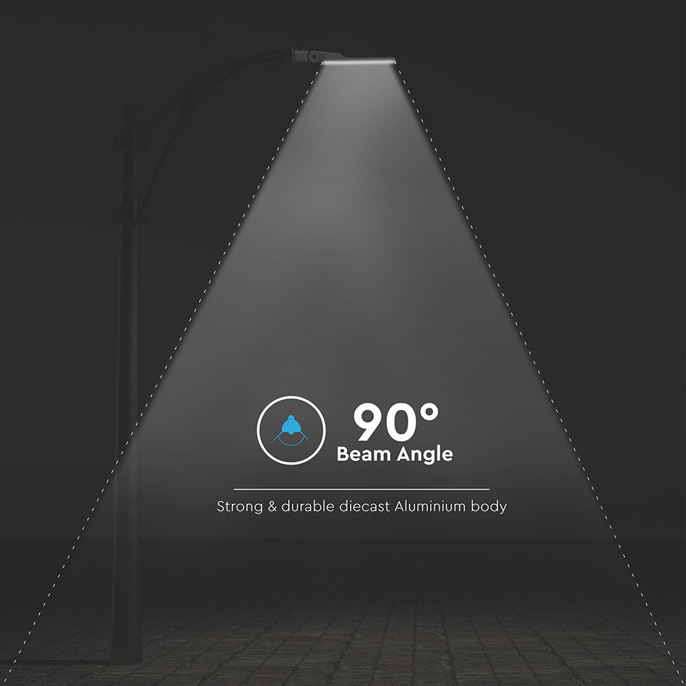 30W Lampa uliczna z regulowanym uchwytem VIRANO / Barwa:4000K / Wydajność: 135lm/w / Obudowa: Szara