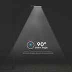 30W Lampa uliczna z regulowanym uchwytem VIRANO / Barwa:4000K / Wydajność: 135lm/w / Obudowa: Szara