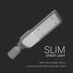 100W Lampa uliczna z regulowanym uchwytem VIRANO / Barwa:4000K / Wydajność: 135lm/w / Obudowa: Szara