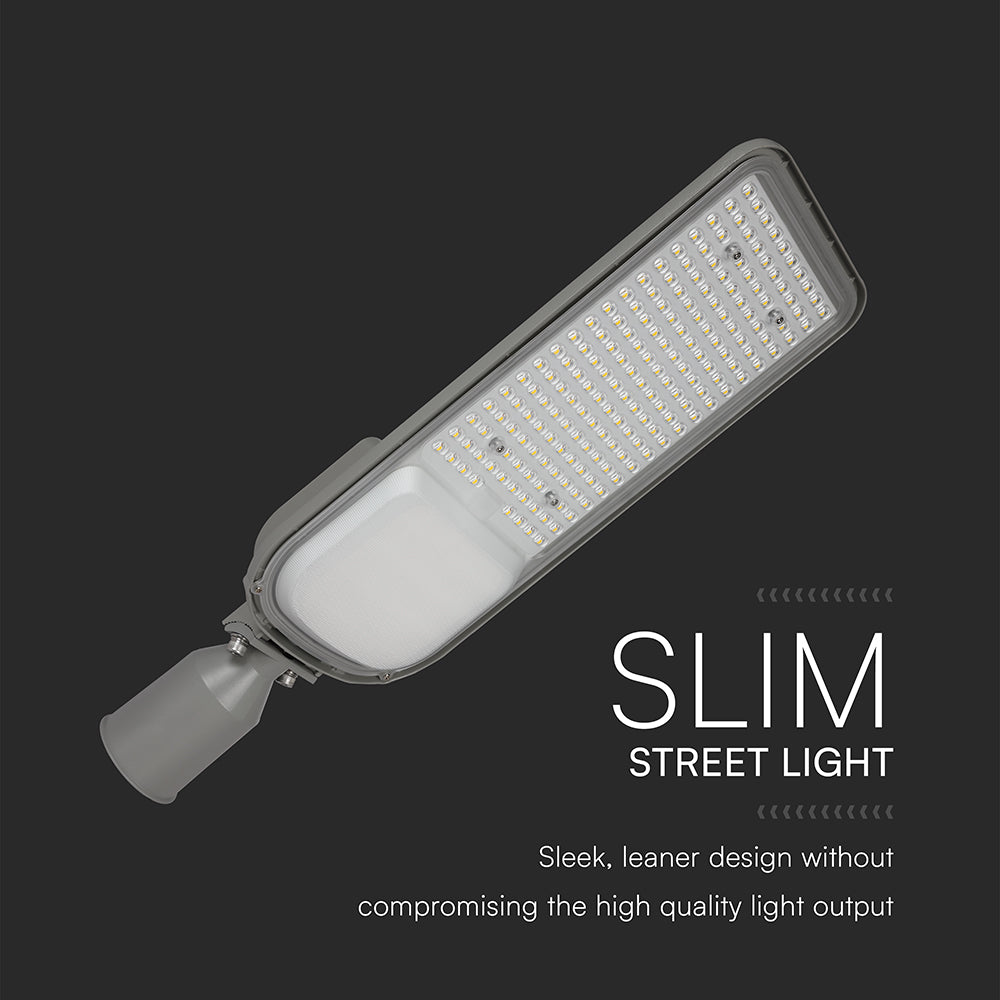 150W Lampa uliczna z regulowanym uchwytem VIRANO / Barwa:6400K / Wydajność: 135lm/w / Obudowa: Szara