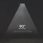 150W Lampa uliczna z regulowanym uchwytem VIRANO / Barwa:6400K / Wydajność: 135lm/w / Obudowa: Szara