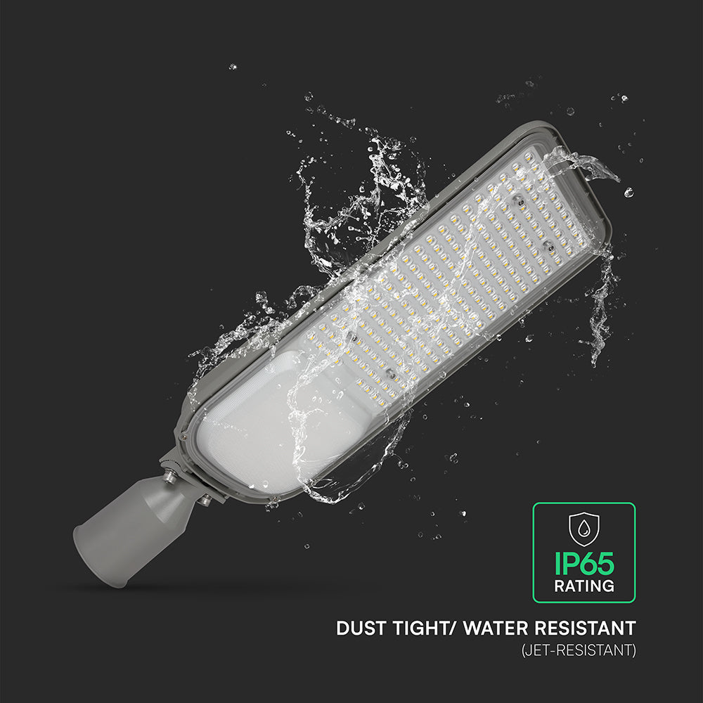 150W Lampa uliczna z regulowanym uchwytem VIRANO / Barwa:4000K / Wydajność: 135lm/w / Obudowa: Szara