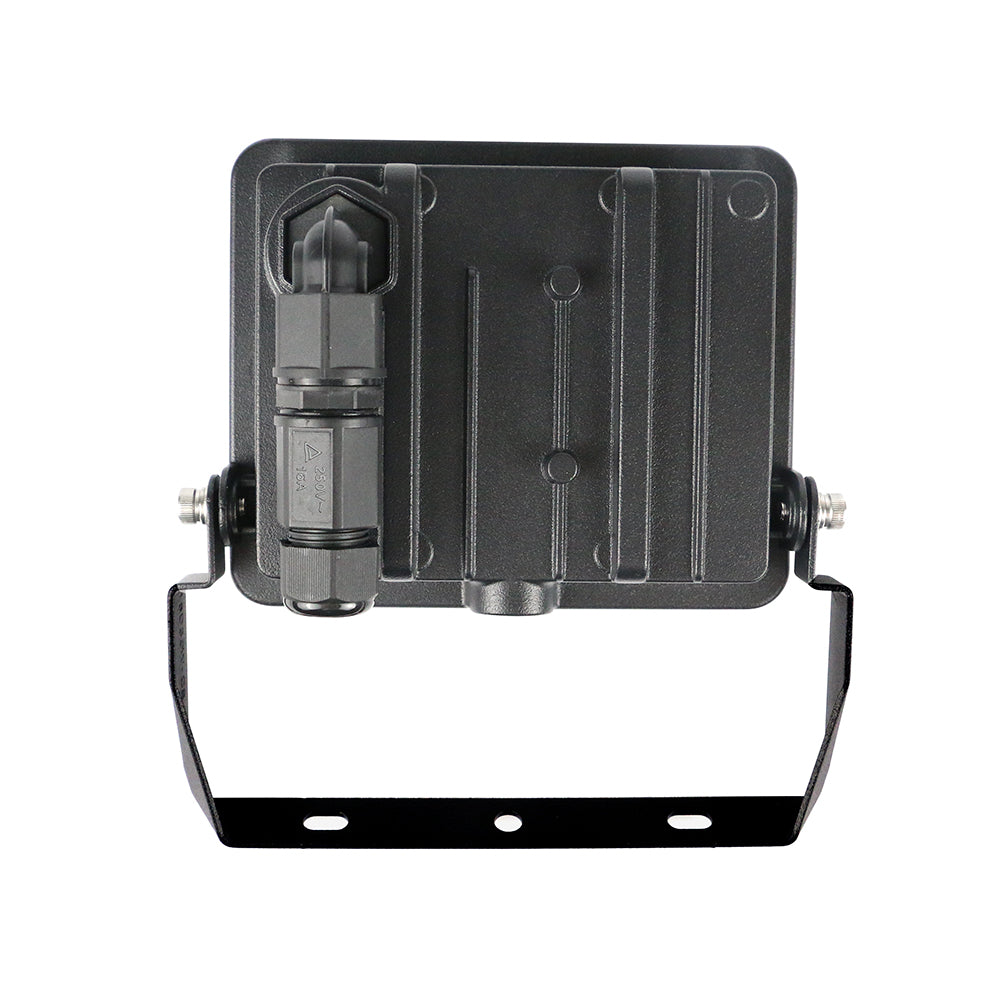 10W Naświetlacz FLUXI M z mufą kablową / Barwa:6500K / Obudowa: Czarna