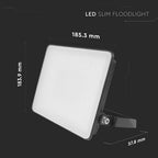 30W Naświetlacz FLUXI M z mufą kablową / Barwa:6500K / Obudowa: Czarna