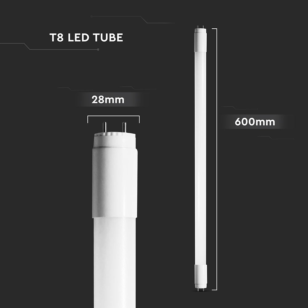 7.5W T8 Tuba LED plastikowa regulowana (60cm) / Barwa:4000K / HIGH LUMENS