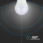 6.5W G45 Żarówka LED / Barwa:4000K / Trzonek:E27