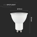 7.5W GU10 Żarówka LED/ Barwa:4000K / Kąt 38' / Trzonek:GU10