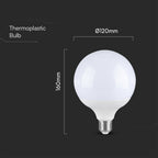 22W Żarówka LED G120 / Barwa:3000K / Skuteczność: 120lm/W / Trzonek:E27