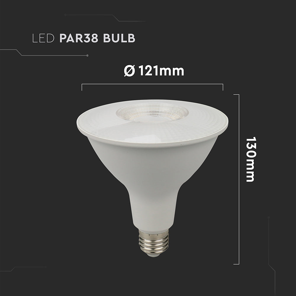 12.8W PAR 38 Żarówka LED / Barwa:4000K / Trzonek:E27