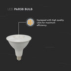 12.8W PAR 38 Żarówka LED / Barwa:6500K / Trzonek:E27