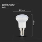 2.9W R39 Żarówka LED / Barwa:3000K / Trzonek:E14