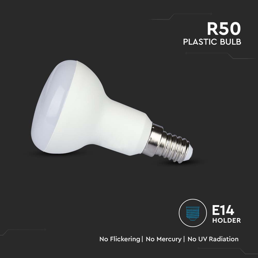 4.8W R50 Żarówka LED / Barwa:3000K / Trzonek:E14