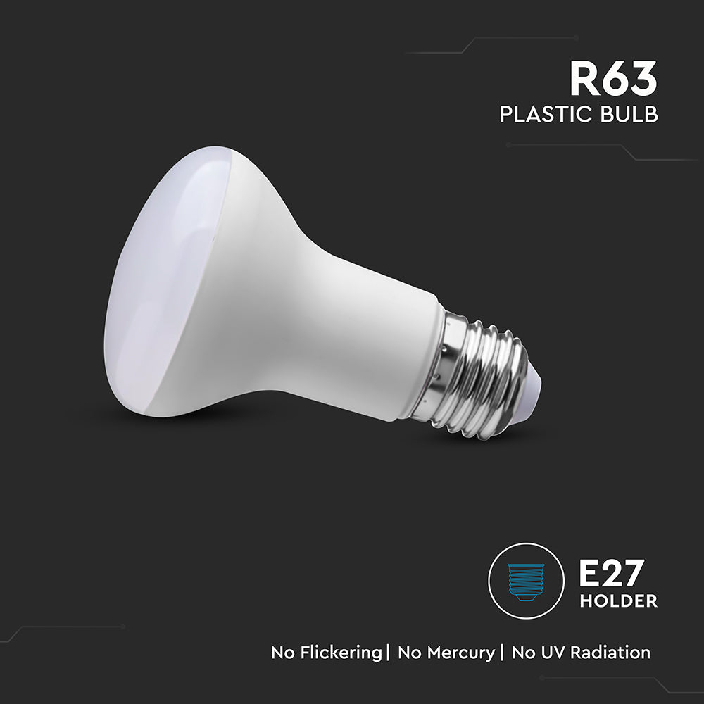 8.5W R63 Żarówka LED / Barwa:4000K / Trzonek:E27
