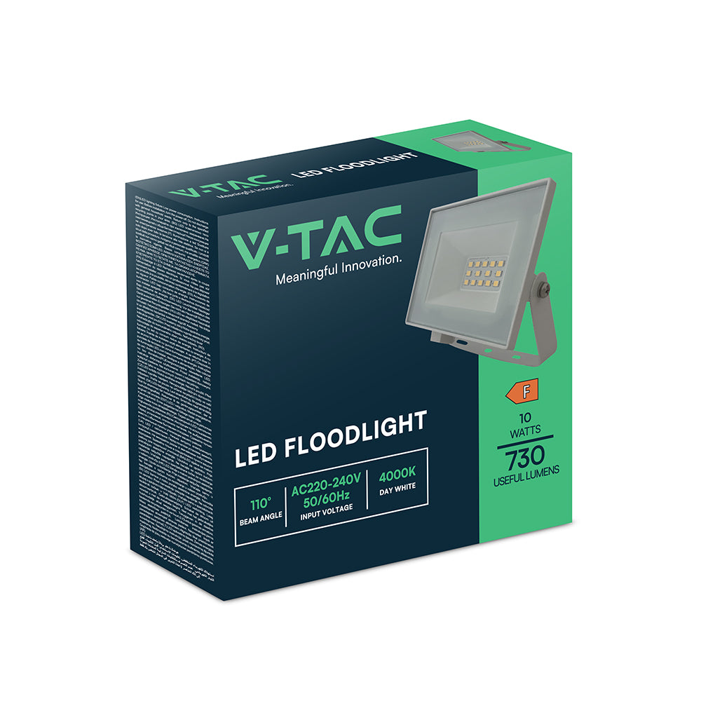 10W Naświetlacz LED / Seria: E-Class / Barwa:4000K / Obudowa: Biała