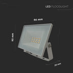 10W Naświetlacz LED / Seria: E-Class / Barwa:4000K / Obudowa: Biała