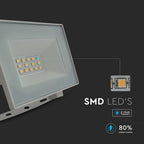 10W Naświetlacz LED / Seria: E-Class / Barwa:4000K / Obudowa: Biała