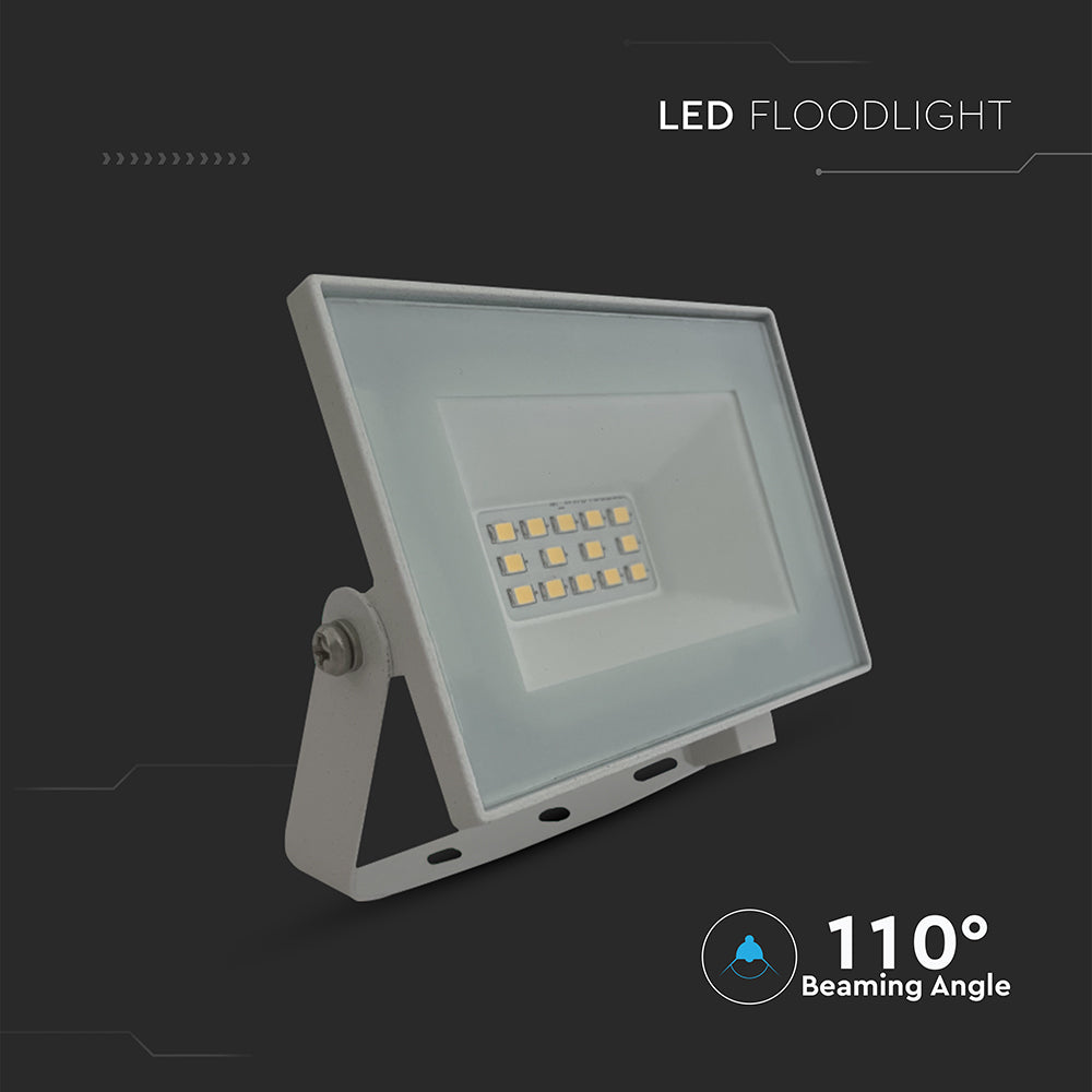 10W Naświetlacz LED / Seria: E-Class / Barwa:6500K / Obudowa: Biała