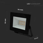10W Naświetlacz LED / Seria: E-Class / Barwa:6500K / Obudowa: Czarna