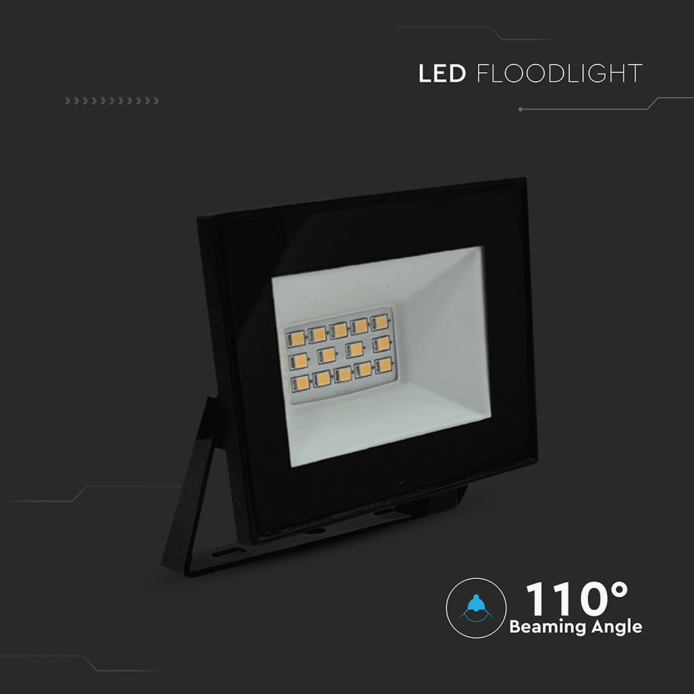 10W Naświetlacz LED / Seria: E-Class / Barwa:4000K / Obudowa: Czarna