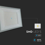 200W Naświetlacz LED / Seria: E-Class / Barwa:4000K / Obudowa: Biała