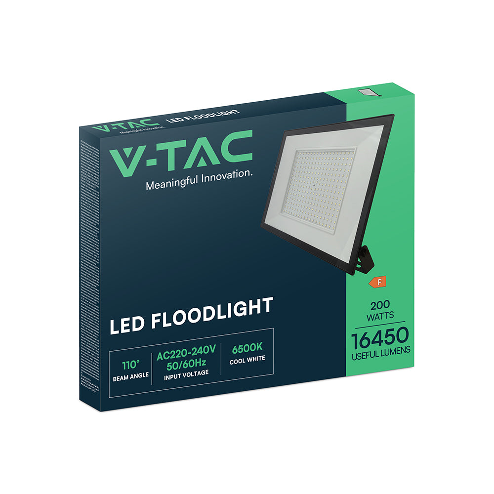 200W Naświetlacz LED / Seria: E-Class / Barwa:6500K / Obudowa: Czarna
