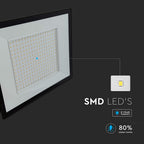 200W Naświetlacz LED / Seria: E-Class / Barwa:6500K / Obudowa: Czarna
