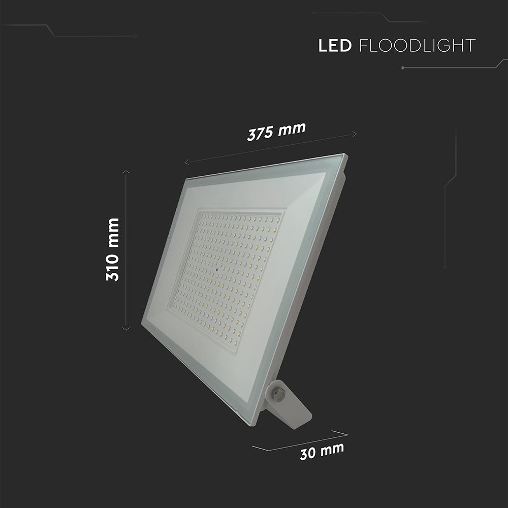 200W Naświetlacz LED / Seria: E-Class / Barwa:6500K / Obudowa: Biała