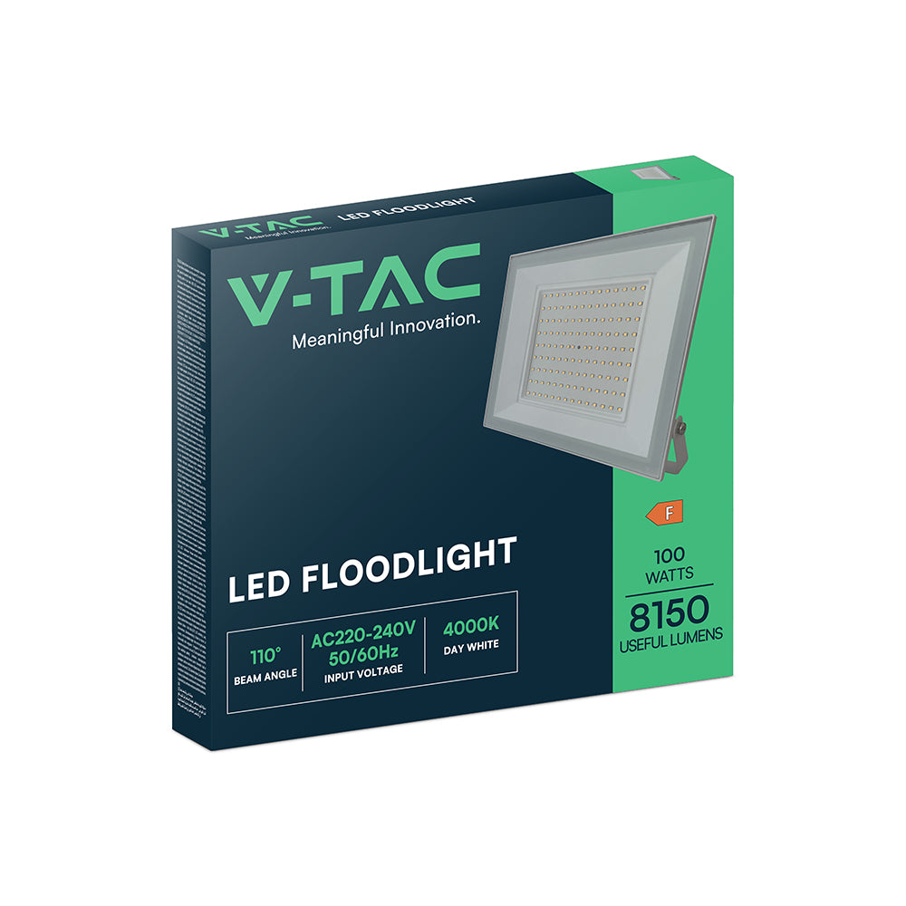100W Naświetlacz LED / Seria: E-Class / Barwa:4000K / Obudowa: Biała